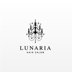 L-design (CMYK)さんの「LUNARIA HAIR SALON」のロゴ作成への提案