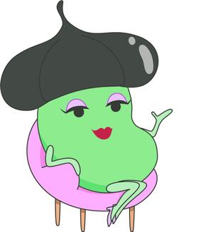 Tomochi ()さんの豆のキャラクターデザインへの提案