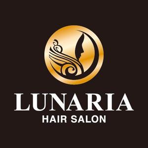 ow ()さんの「LUNARIA HAIR SALON」のロゴ作成への提案
