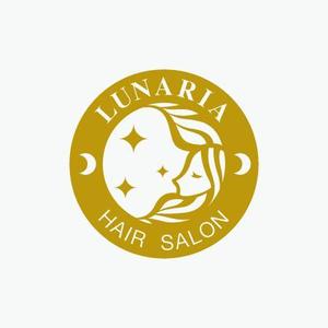 Veritas Creative (veritascreative)さんの「LUNARIA HAIR SALON」のロゴ作成への提案