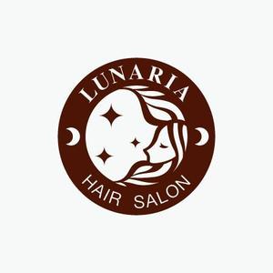 Veritas Creative (veritascreative)さんの「LUNARIA HAIR SALON」のロゴ作成への提案