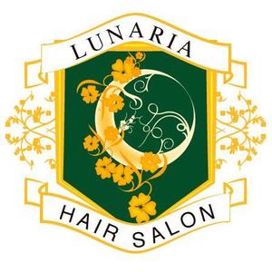 iDw (idw_)さんの「LUNARIA HAIR SALON」のロゴ作成への提案