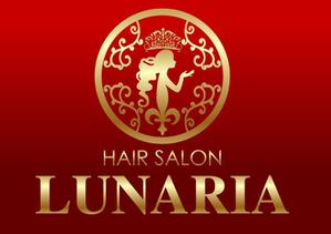 さんの「LUNARIA HAIR SALON」のロゴ作成への提案