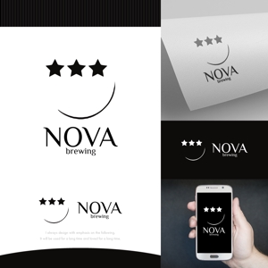 fortunaaber ()さんのビール＆ワイン醸造所「Nova Brewing Company」のロゴ制作への提案