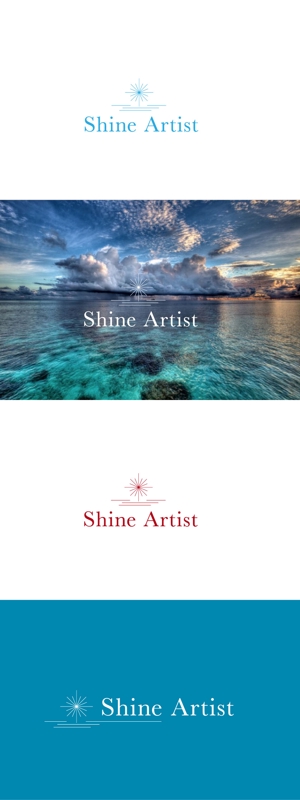 red3841 (red3841)さんの金融・不動産関係　「Shine Artist」の ロゴへの提案