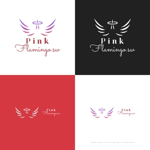 themisably ()さんのcafé & bakery 「Pink Flamingo.sw」の ロゴへの提案