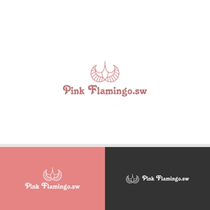 viracochaabin ()さんのcafé & bakery 「Pink Flamingo.sw」の ロゴへの提案