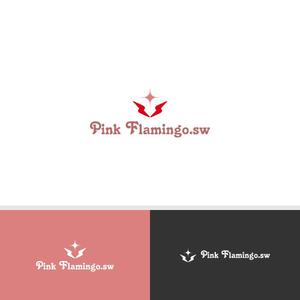 viracochaabin ()さんのcafé & bakery 「Pink Flamingo.sw」の ロゴへの提案