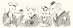 sabuta (sabuta7)さんの5種類の動物の浮世絵っぽい絵をへの提案