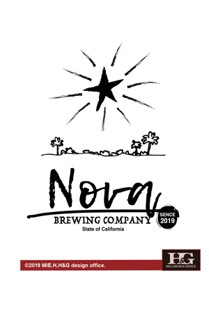 BrandingDesign M.C (MINO)さんのビール＆ワイン醸造所「Nova Brewing Company」のロゴ制作への提案