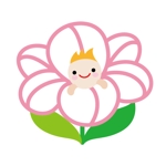 adachi (Ryuki5)さんのベビーバスポンチョに刺繍する「花」を使ったイラストへの提案