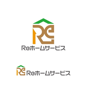 horieyutaka1 (horieyutaka1)さんのリフォーム・不動産会社　「Reホームサービス」のロゴ募集への提案