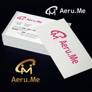 KOZ-DESIGN (saki8)さんの少し憧れな人と会えるマッチングサイト「Aeru.me」のロゴへの提案