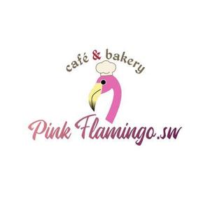 QOOYON (QOOYON)さんのcafé & bakery 「Pink Flamingo.sw」の ロゴへの提案