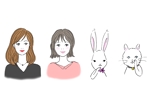 渡辺恵美 (matsumegu)さんの運営サイトで使用する女性と動物のキャラクターデザイン（バストアップ）+表情差分の作成の仕事への提案