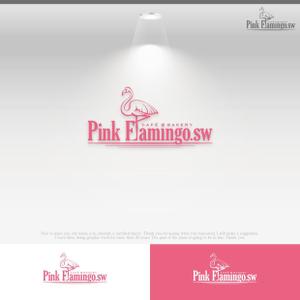 le_cheetah (le_cheetah)さんのcafé & bakery 「Pink Flamingo.sw」の ロゴへの提案