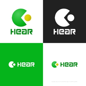 themisably ()さんの新会社「HeaR.Inc」のロゴへの提案