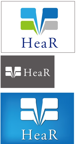taki-5000 (taki-5000)さんの新会社「HeaR.Inc」のロゴへの提案