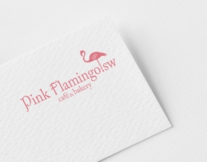 toshitaku (toshtaku614)さんのcafé & bakery 「Pink Flamingo.sw」の ロゴへの提案