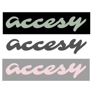 QOOYON (QOOYON)さんのジュエリーブランド　accesy のロゴへの提案