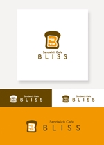 smoke-smoke (smoke-smoke)さんのオープンサンドウィッチ店  【Sandwich Cafe  BLISS】のロゴへの提案