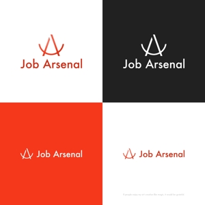 themisably ()さんの人材会社　「Job Arsenal」のロゴです。への提案
