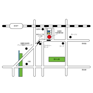 sakki (sakki1201)さんの医院 地図 簡略図の作成依頼への提案