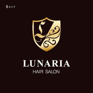 J wonder (J-wonder)さんの「LUNARIA HAIR SALON」のロゴ作成への提案