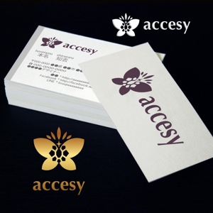 KOZ-DESIGN (saki8)さんのジュエリーブランド　accesy のロゴへの提案