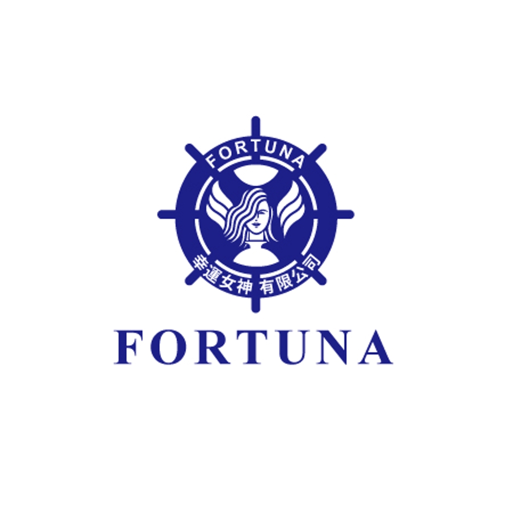 「FORTUNA（幸運の女神）」のロゴ作成