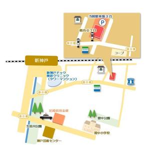 らび亭 ～ Rabbit Tail ～ (rabitei_2013)さんの医院 地図 簡略図の作成依頼への提案