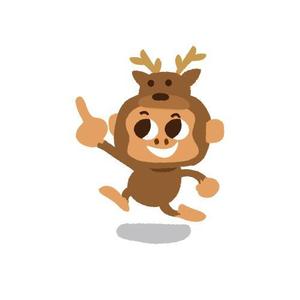 wawamae (wawamae)さんの【当選報酬16万円】シカの被り物をしたサルのキャラクターデザインコンペへの提案