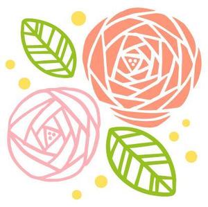 kkstyle (kkstyle)さんのベビーバスポンチョに刺繍する「花」を使ったイラストへの提案