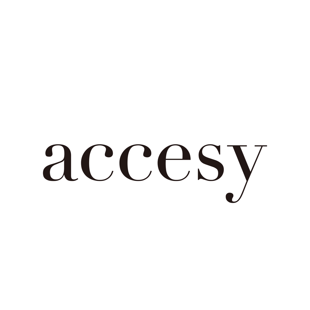 ジュエリーブランド　accesy のロゴ