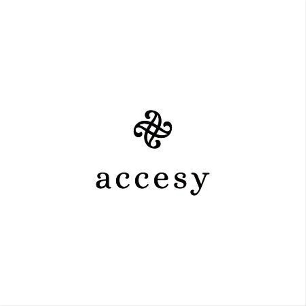 ジュエリーブランド　accesy のロゴ