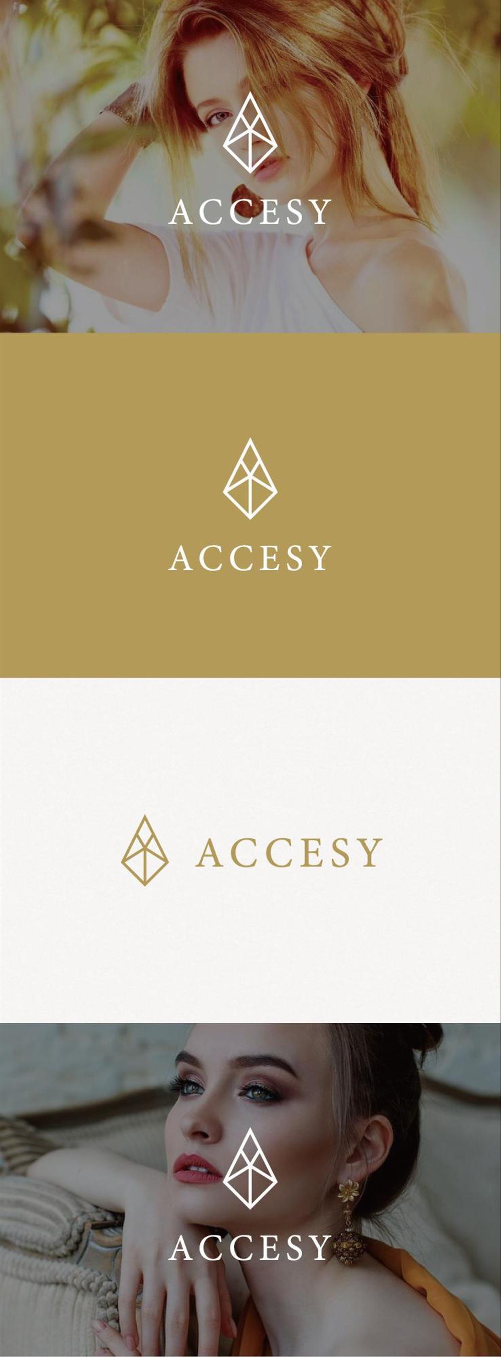 ジュエリーブランド　accesy のロゴ