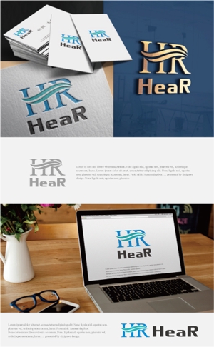 drkigawa (drkigawa)さんの新会社「HeaR.Inc」のロゴへの提案