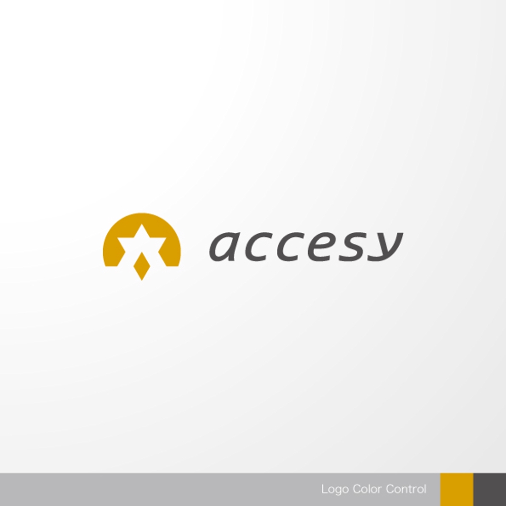 ジュエリーブランド　accesy のロゴ