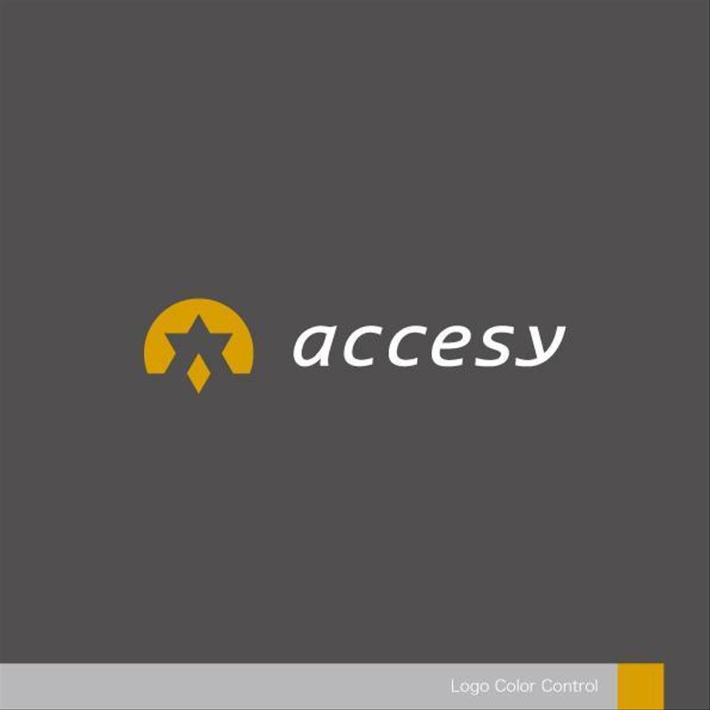 ジュエリーブランド　accesy のロゴ