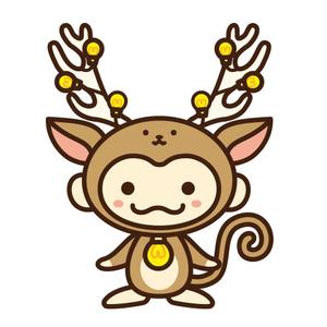 スタジオきなこ (kinaco_yama)さんの【当選報酬16万円】シカの被り物をしたサルのキャラクターデザインコンペへの提案