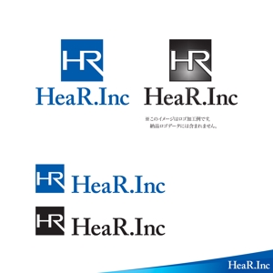 ロゴ研究所 (rogomaru)さんの新会社「HeaR.Inc」のロゴへの提案