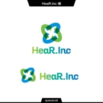 queuecat (queuecat)さんの新会社「HeaR.Inc」のロゴへの提案