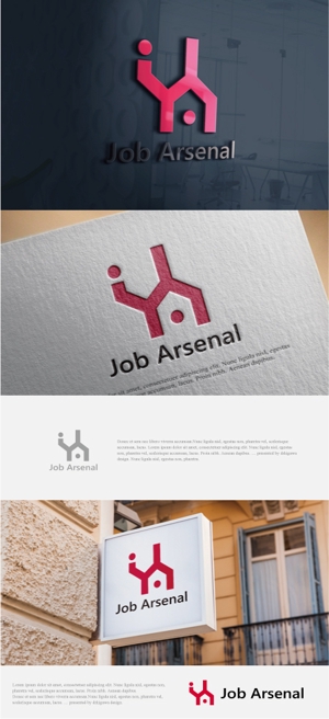 drkigawa (drkigawa)さんの人材会社　「Job Arsenal」のロゴです。への提案