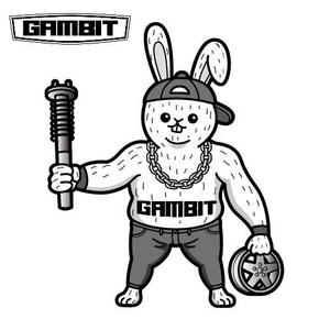fumtoy (fumtoy)さんの車のパーツブランド「GAMBIT」うさぎのキャラクターデザインへの提案