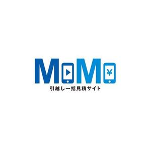 トランプス (toshimori)さんの引越し一括見積サイト「MoMo」のロゴへの提案