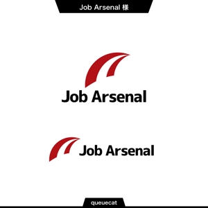 queuecat (queuecat)さんの人材会社　「Job Arsenal」のロゴです。への提案