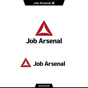 queuecat (queuecat)さんの人材会社　「Job Arsenal」のロゴです。への提案