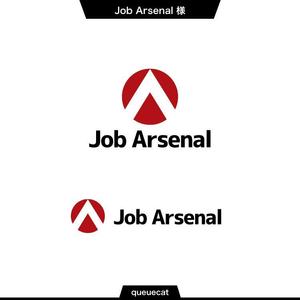 queuecat (queuecat)さんの人材会社　「Job Arsenal」のロゴです。への提案