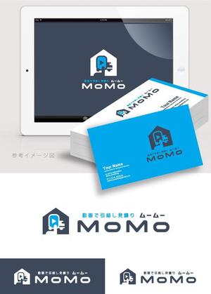 smoke-smoke (smoke-smoke)さんの引越し一括見積サイト「MoMo」のロゴへの提案