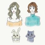 mori (azmori)さんの運営サイトで使用する女性と動物のキャラクターデザイン（バストアップ）+表情差分の作成の仕事への提案